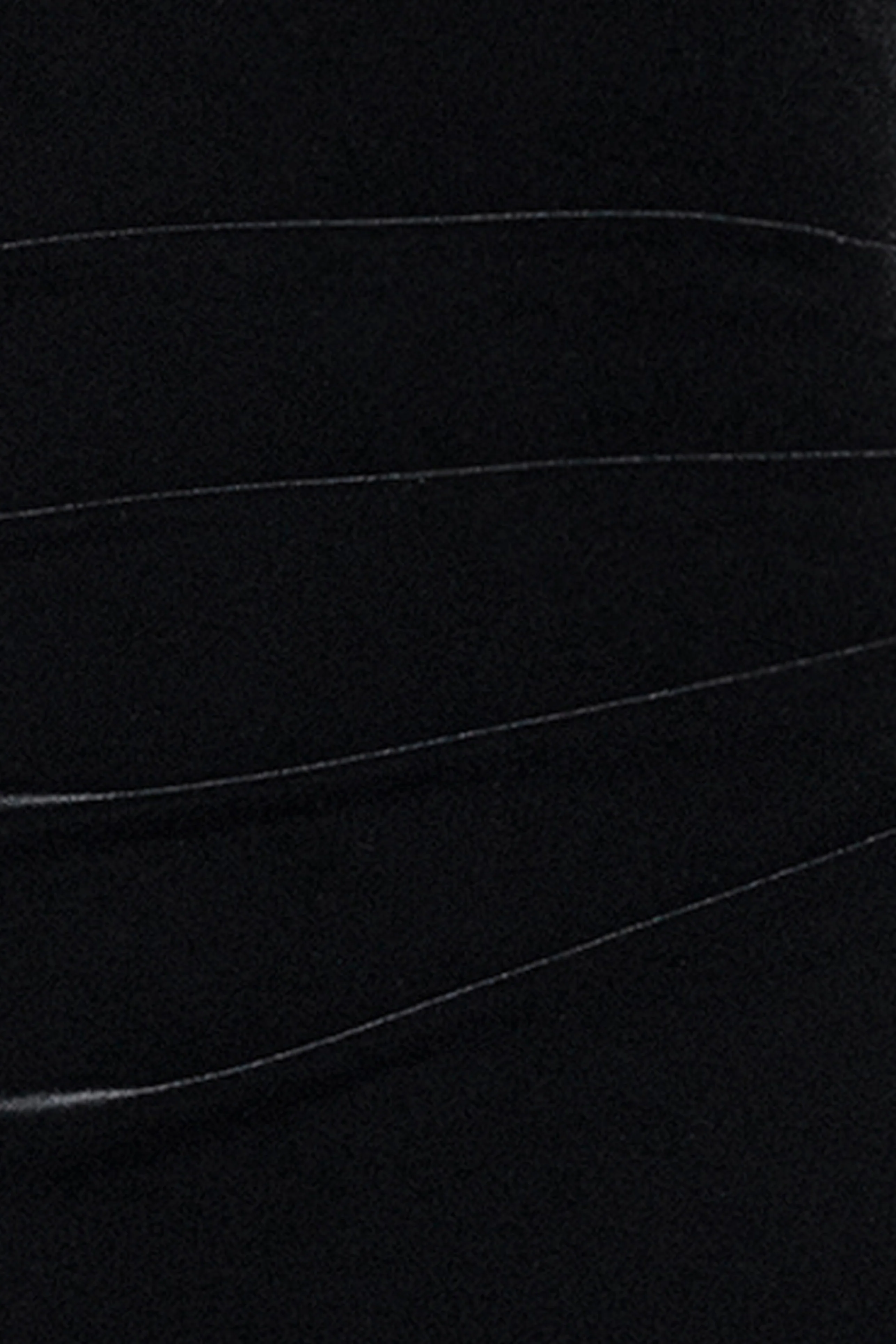 "Agatha" Velvet Off the Shoulder Rouched Waist Dress - Image 5