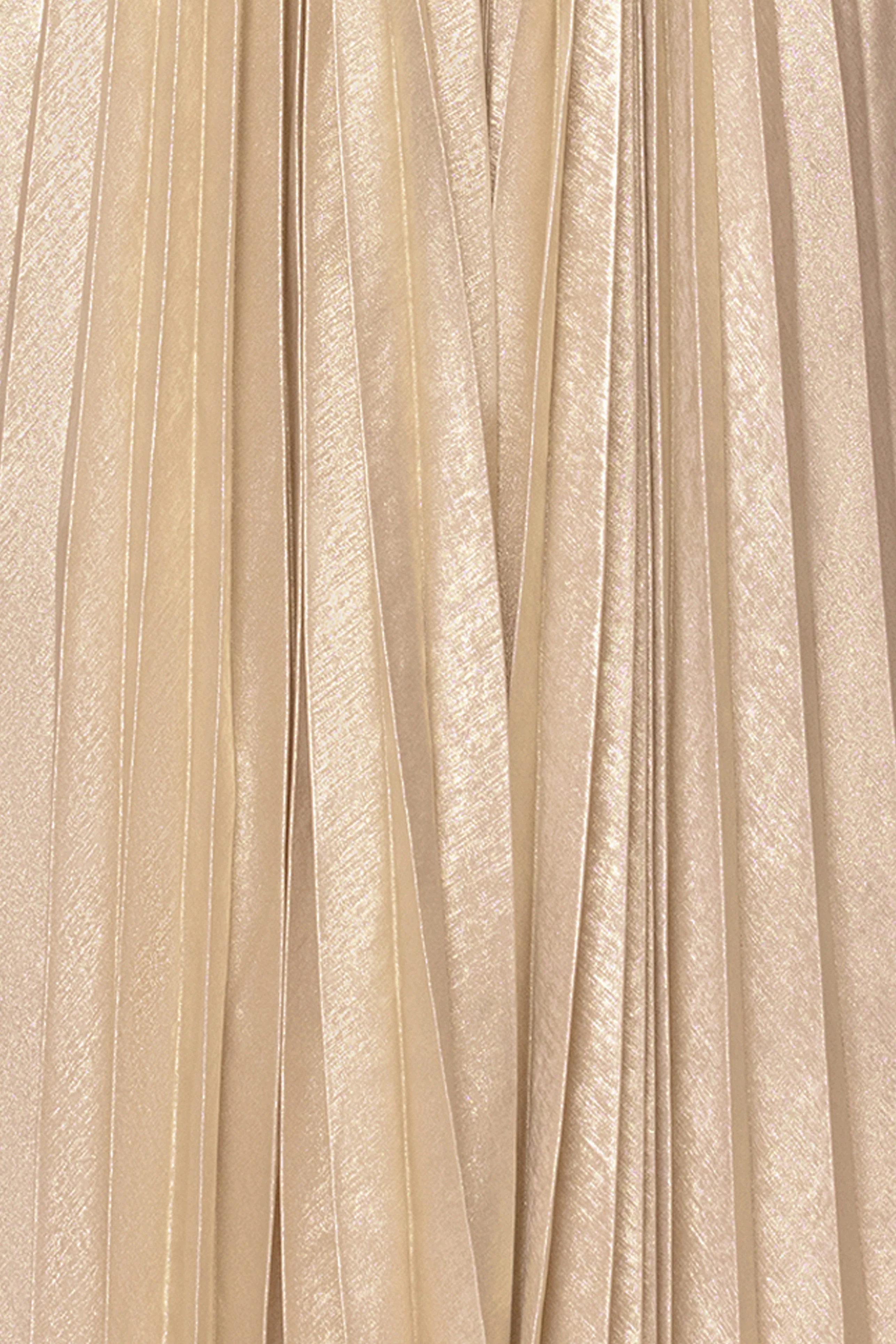 "Bailey" Metallic Halter Neck Dress - Image 8