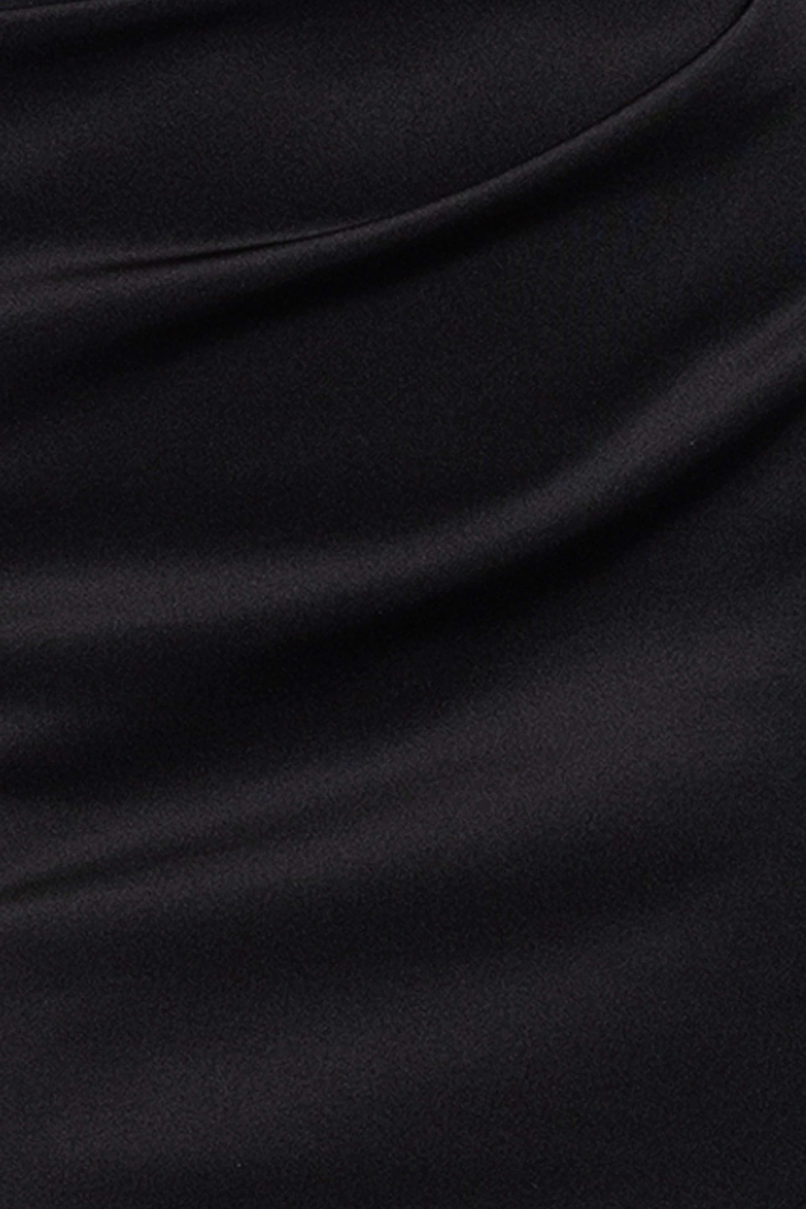 "Carrie" Techno Scuba One Shoulder Ruffle Dress - Image 5