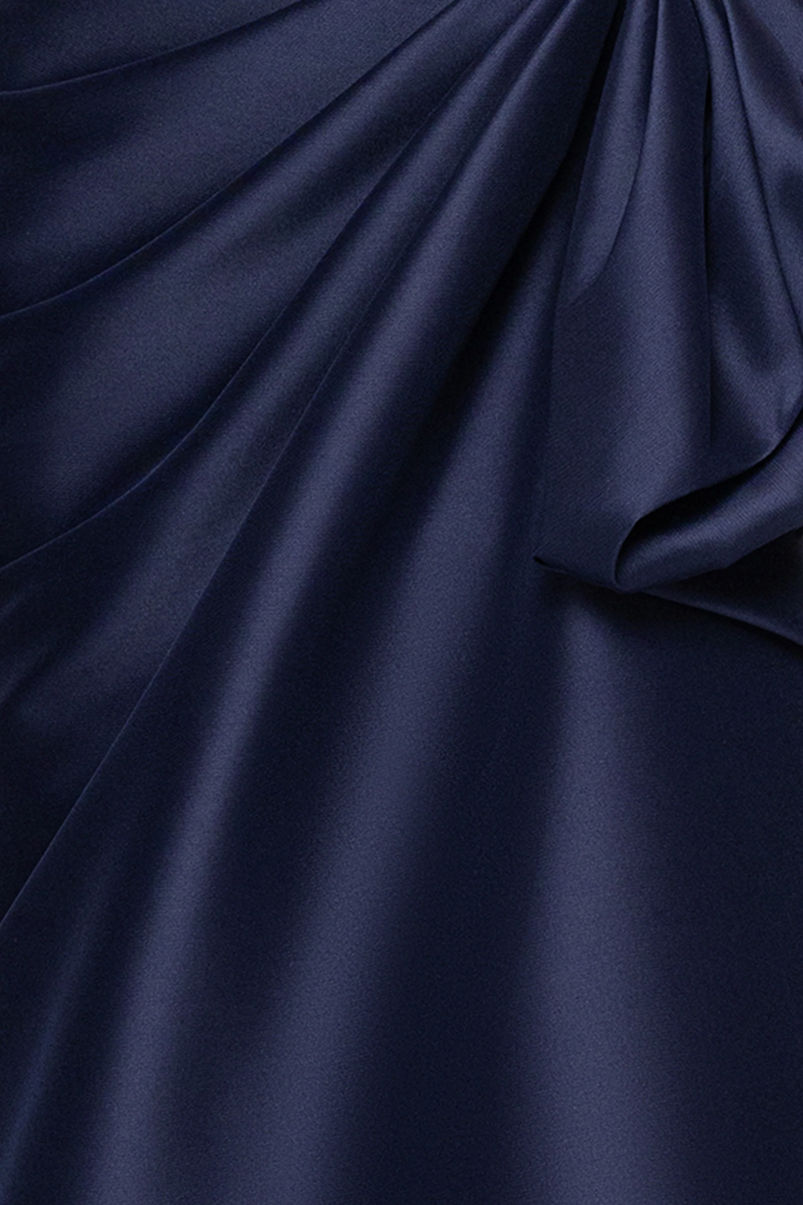 "Diana" Mikado Strapless Rouched Dress - Image 6