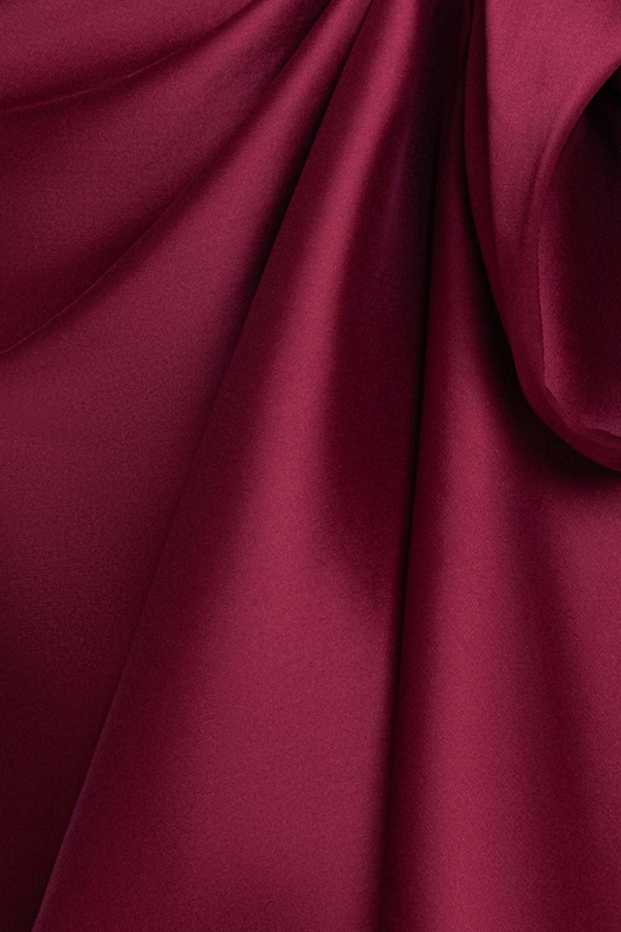 "Diana" Mikado Strapless Rouched Dress - Image 11