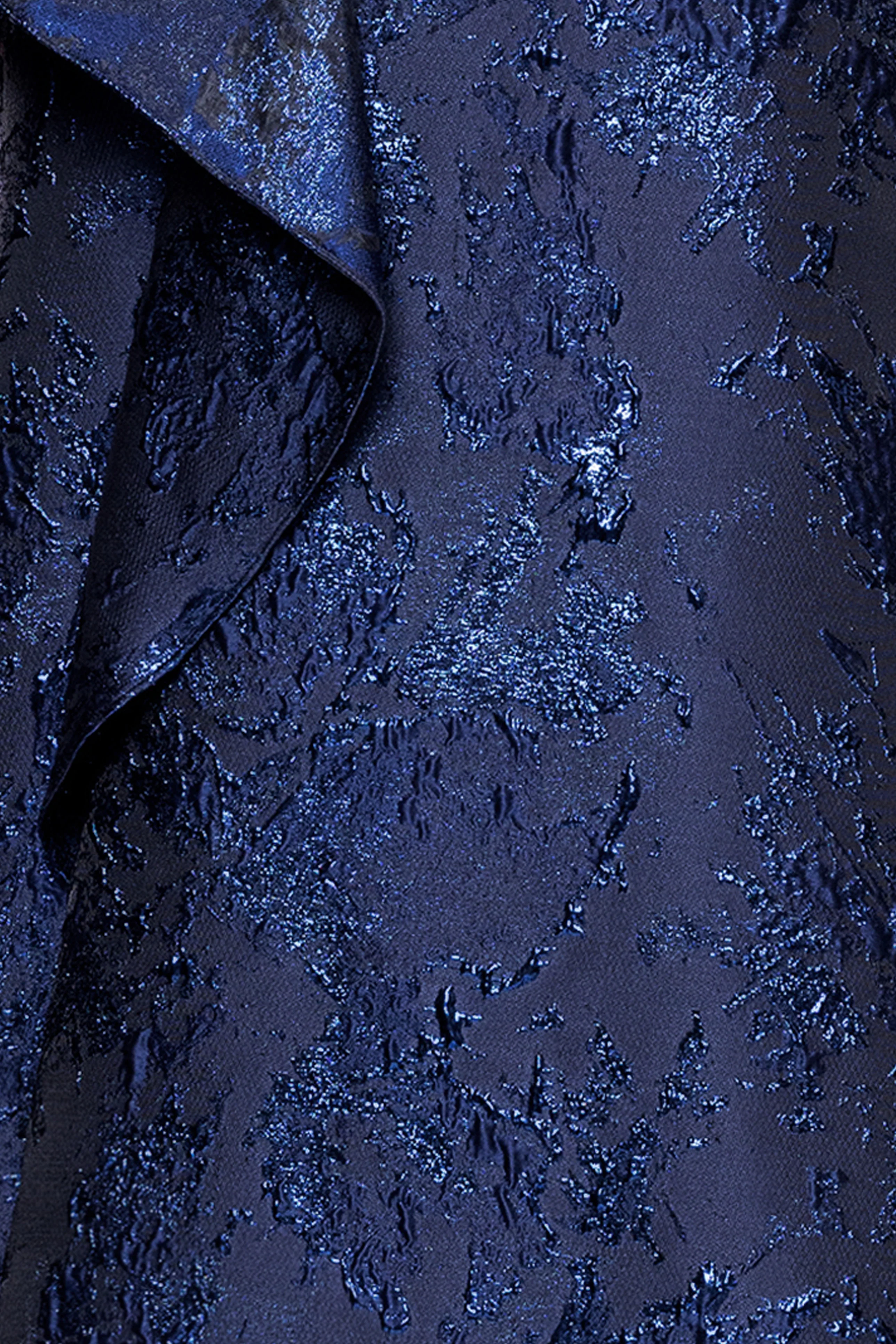 "Emelia" Brocade Strapless Ruffle Dress - Image 6