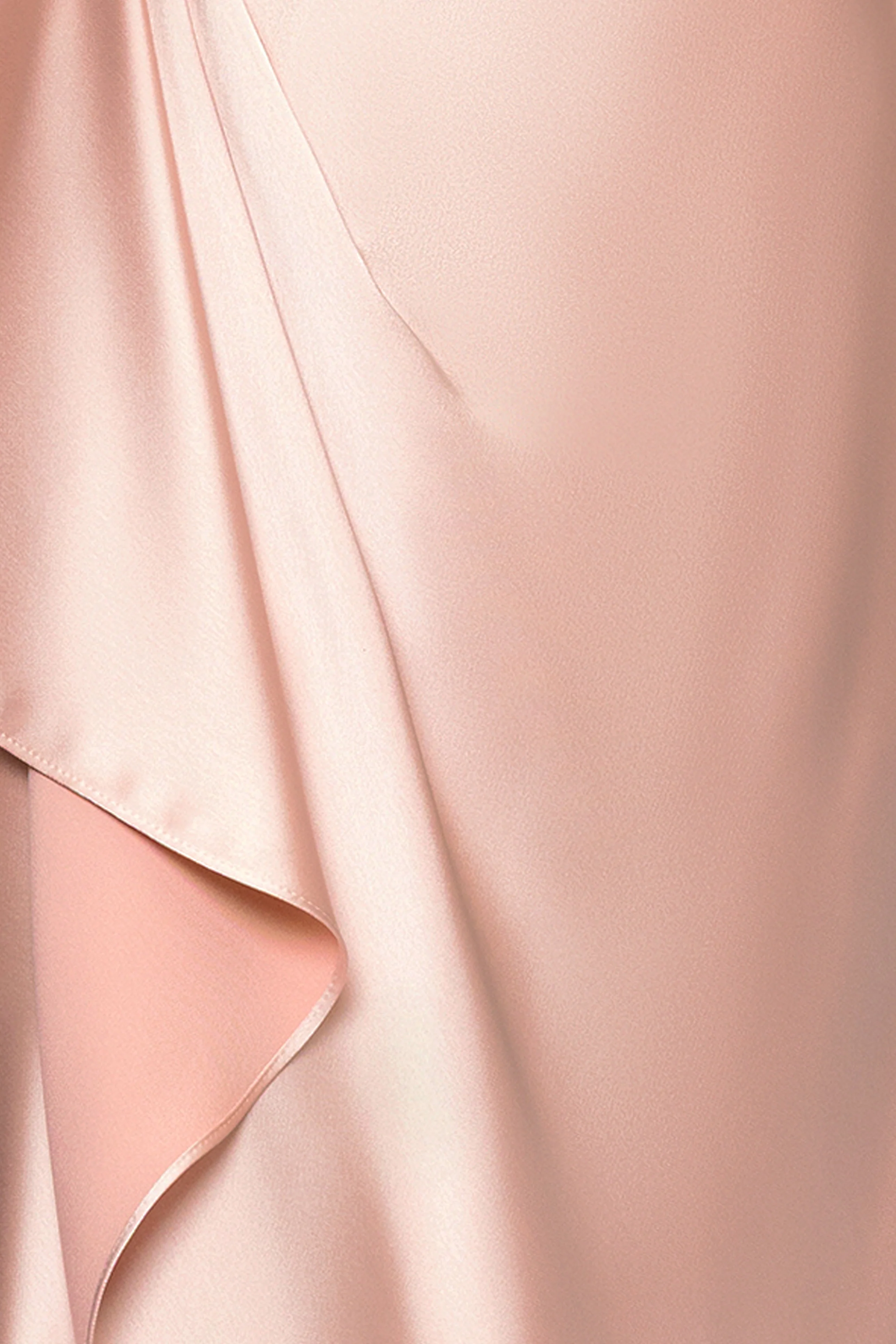 "Emery" Satin Long Sleeve Collared Dress - Image 27