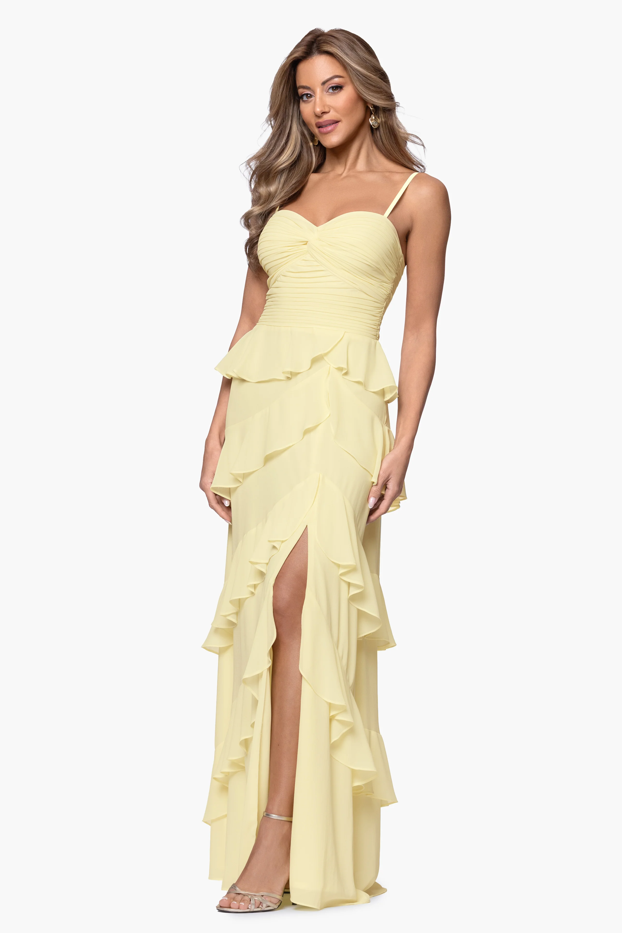 "Penny" Chiffon Tiered Ruffle Dress - Image 5