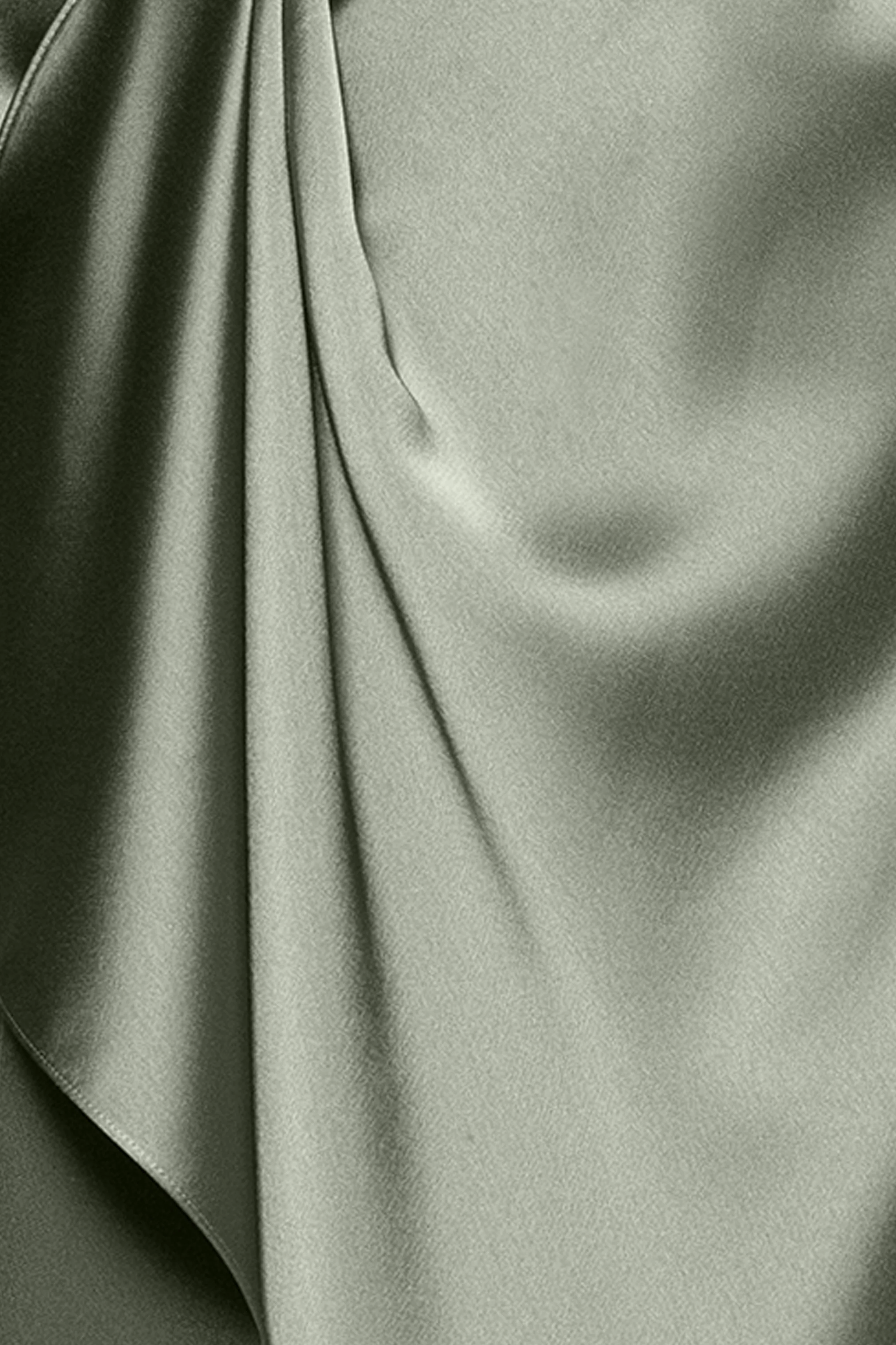 "Emery" Satin Long Sleeve Collared Dress - Image 21