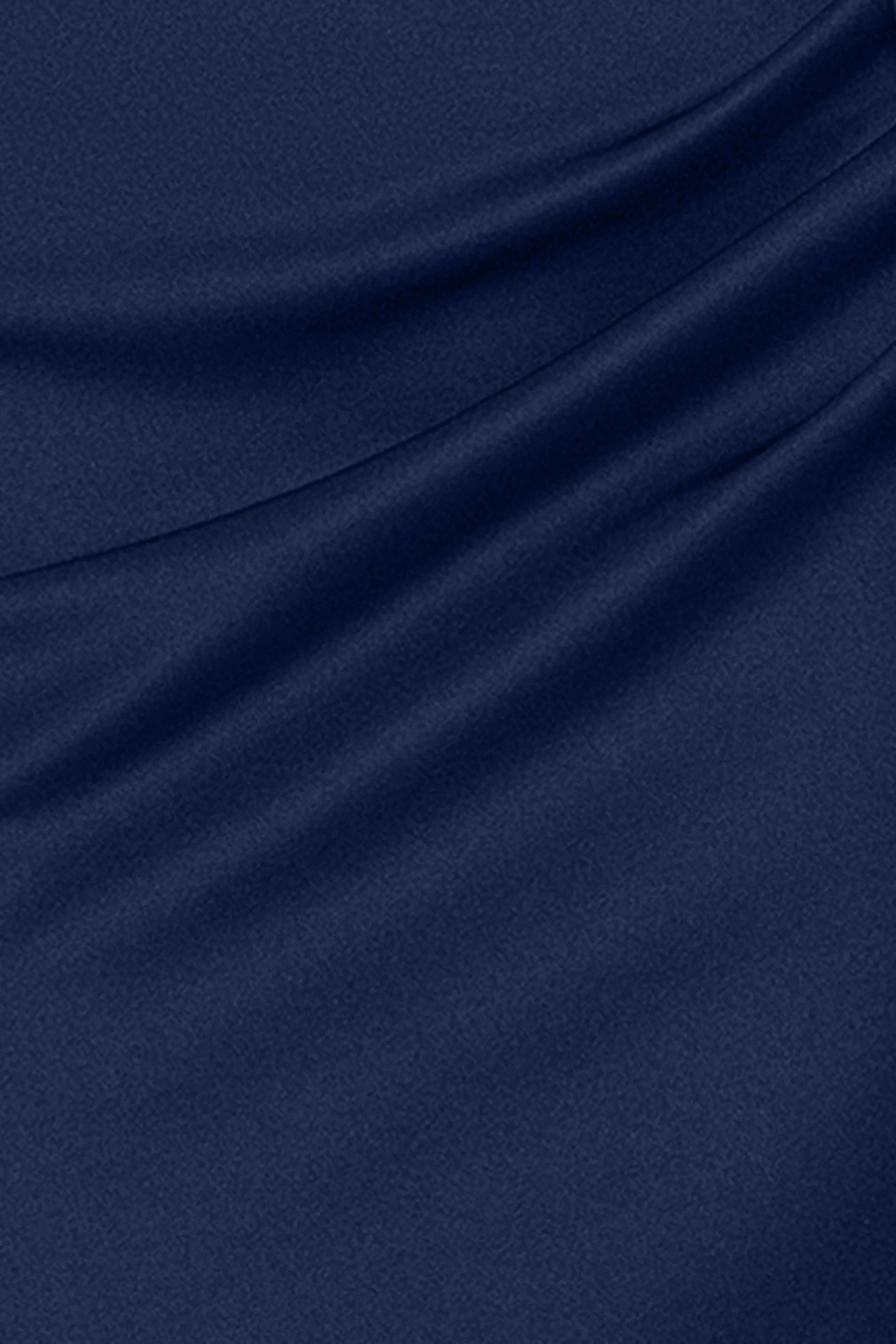 Petite "Jalen" Techno Scuba Back Drape Dress - Image 5