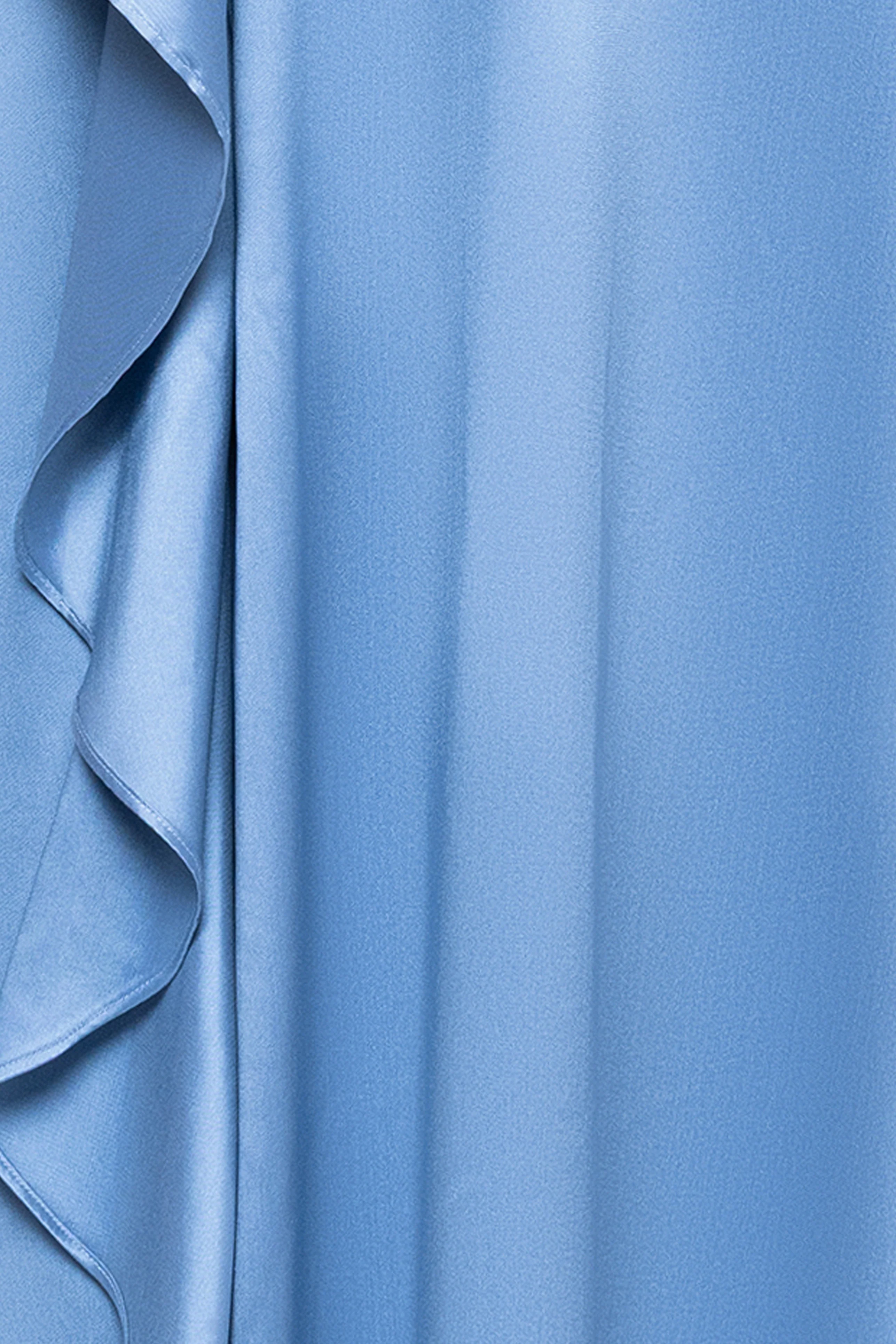 "Marjorie" Mikado Asymmetrical Neckline Dress - Image 5