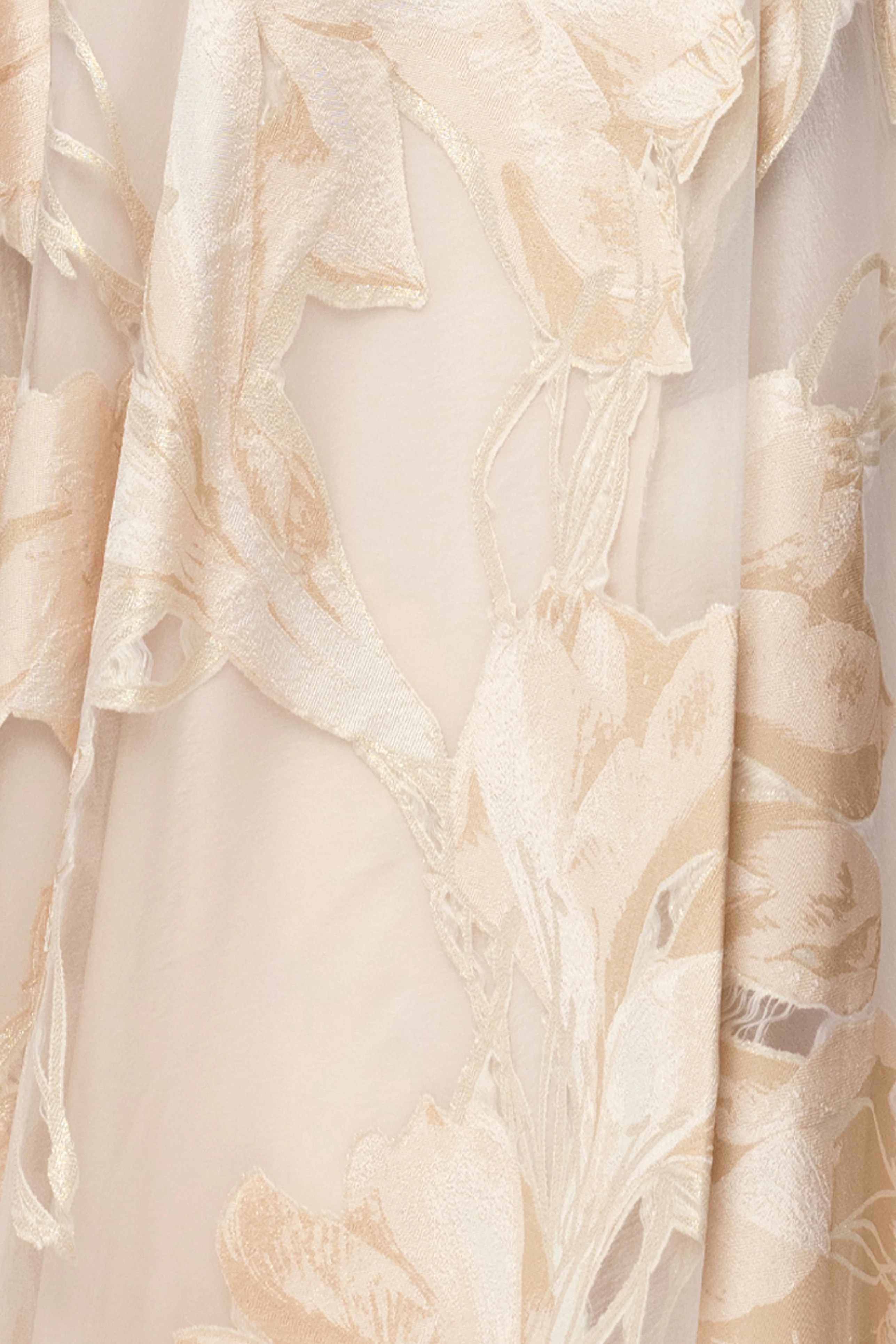 Petite "Shania" Jacquard Strapless Dress - Image 7