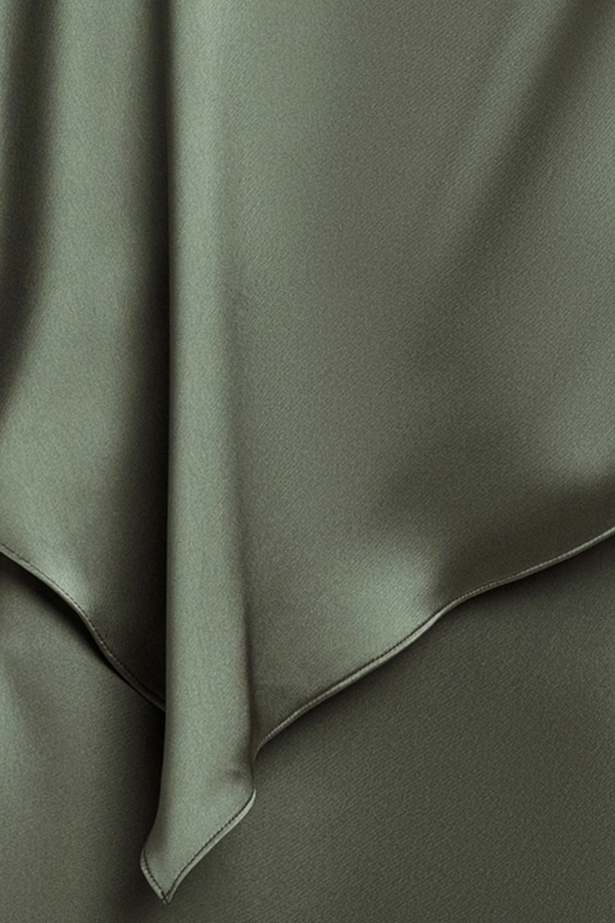 Plus "Ellen" Satin Overlay Cape Dress - Image 6