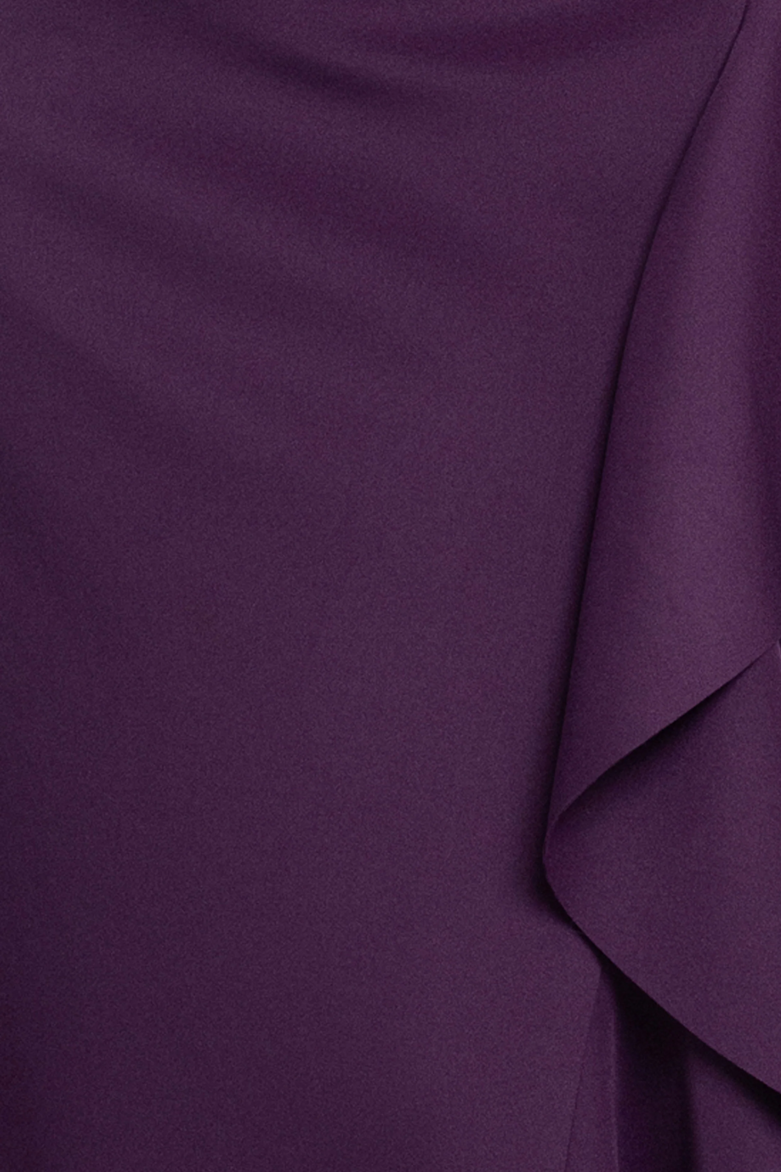Plus "Pearl" Techno Scuba Off the Shoulder Ruffle Dress - Image 6