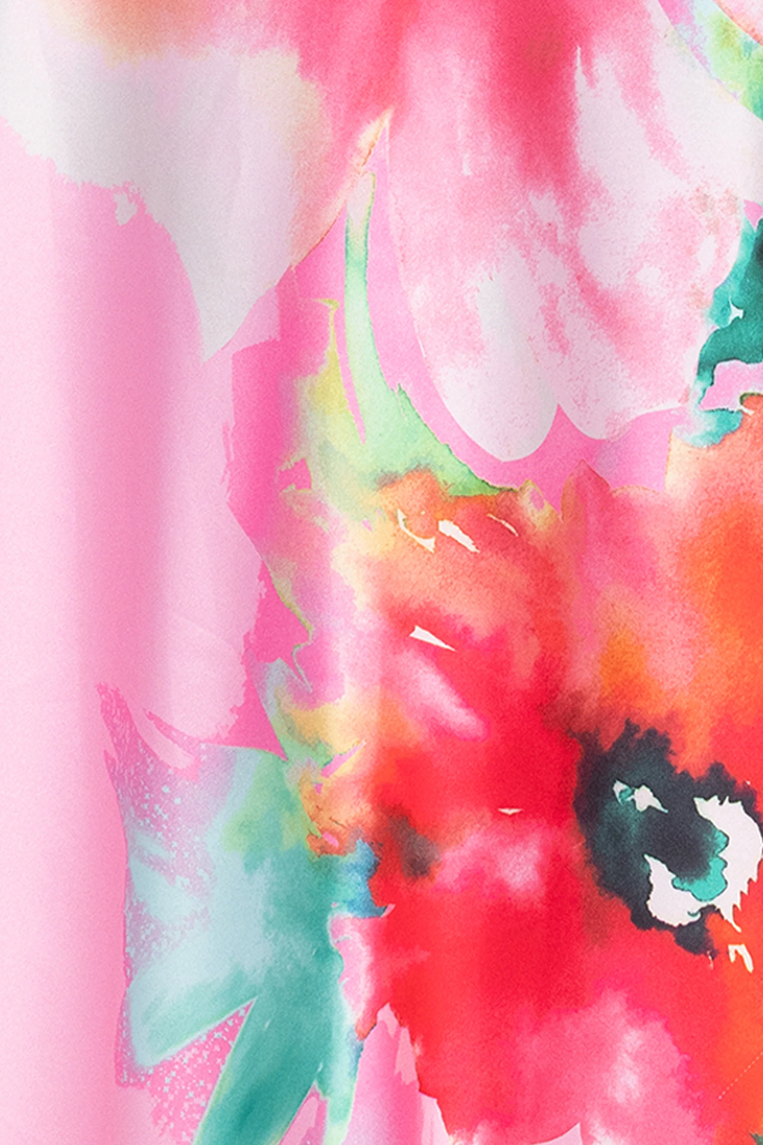"Poppy" Printed Satin Halter Dress - Image 5