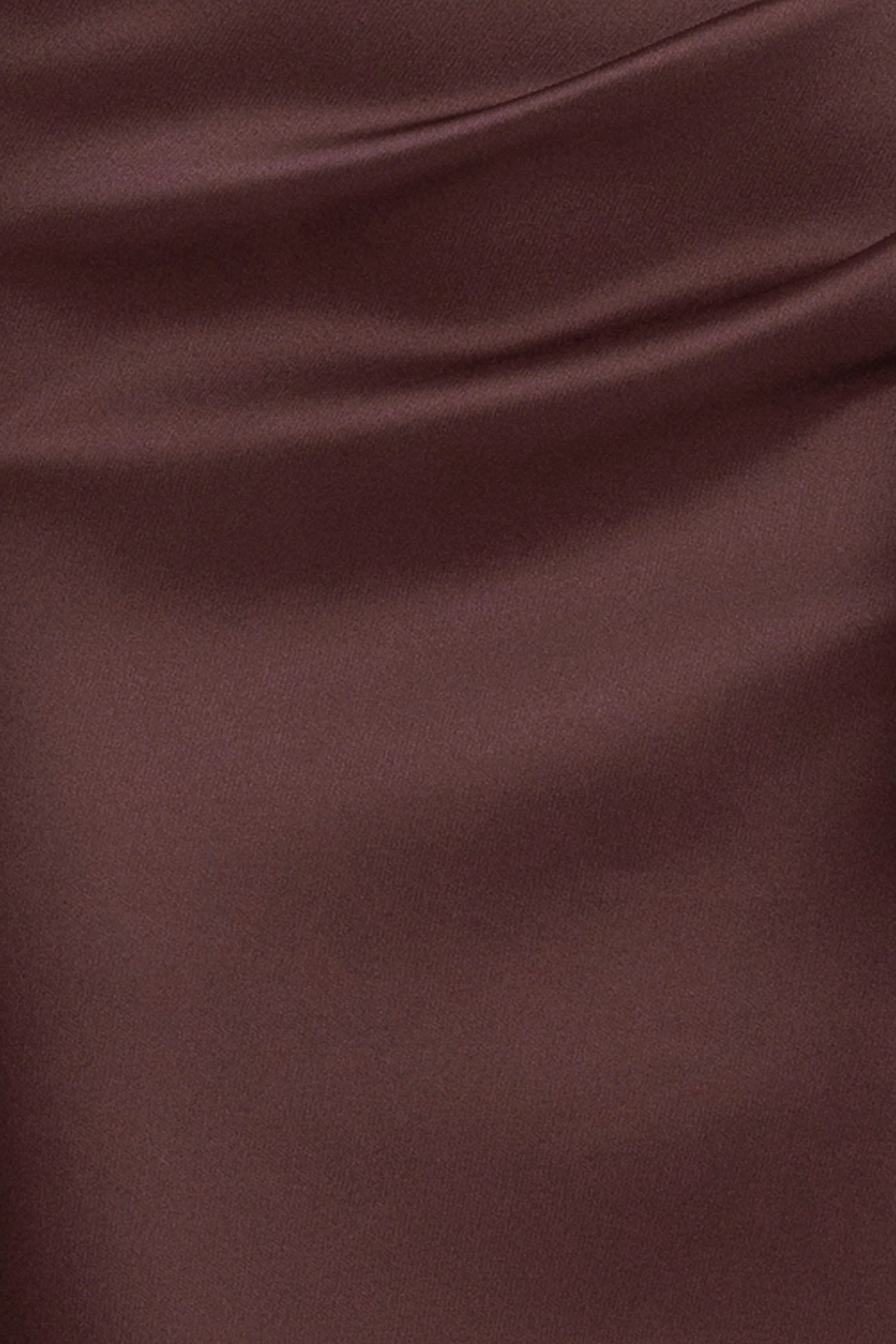 "Remi" Satin Strapless Side Ruffle Dress - Image 5