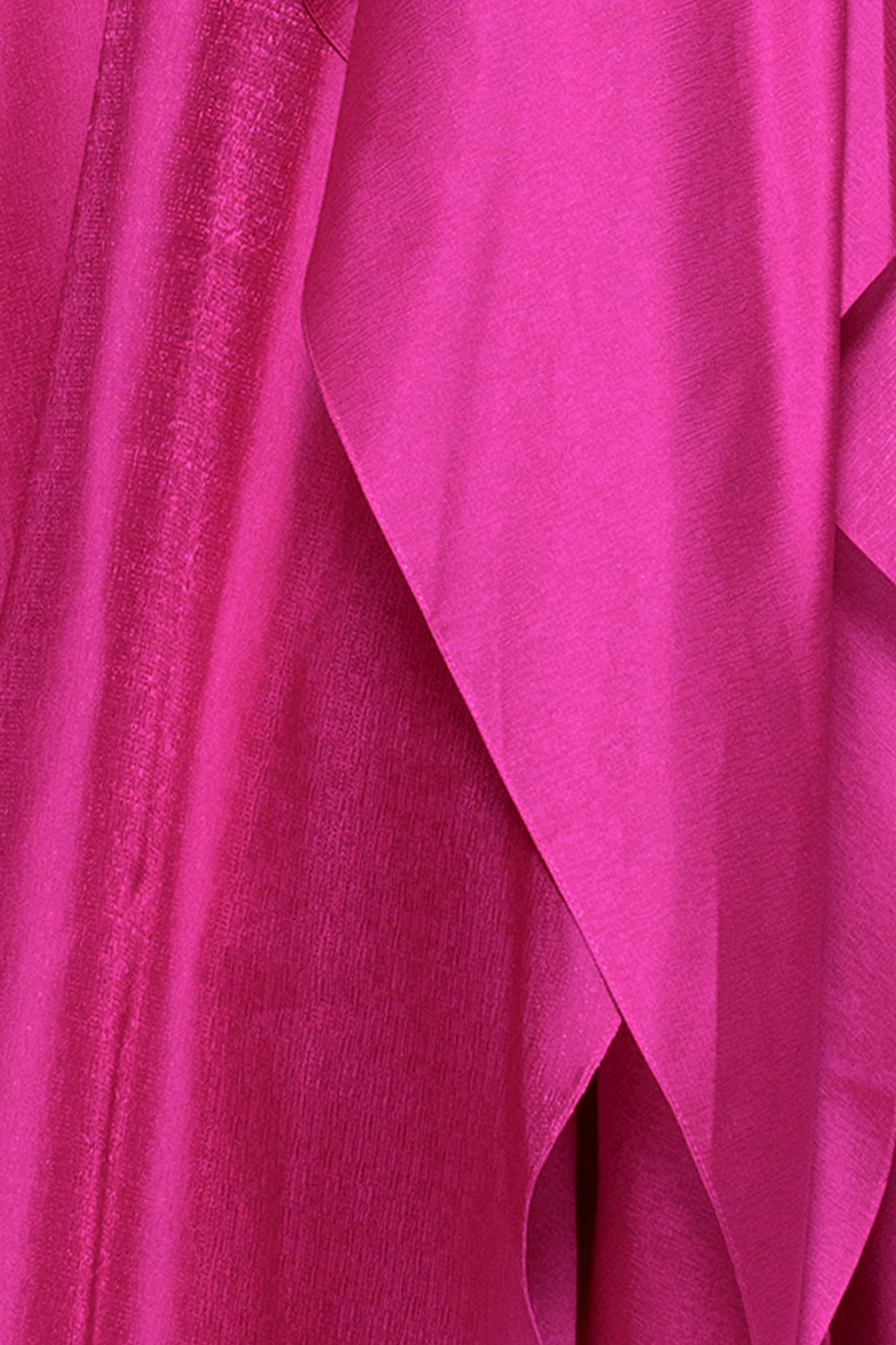 "Samantha" Organza One Shoulder Ruffle Dress - Image 14
