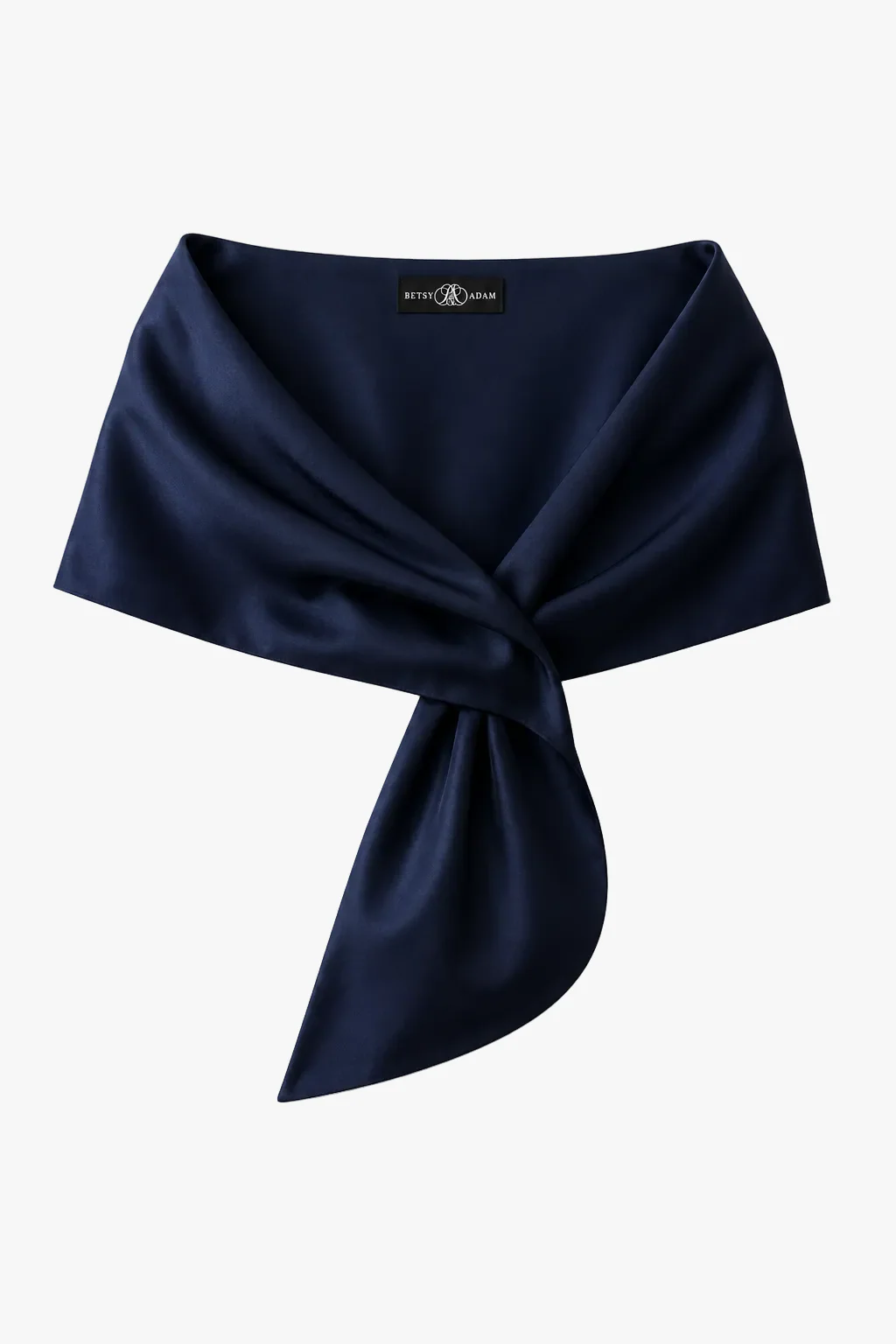 "Trixie" Satin Pull Through Shawl Wrap - Image 9