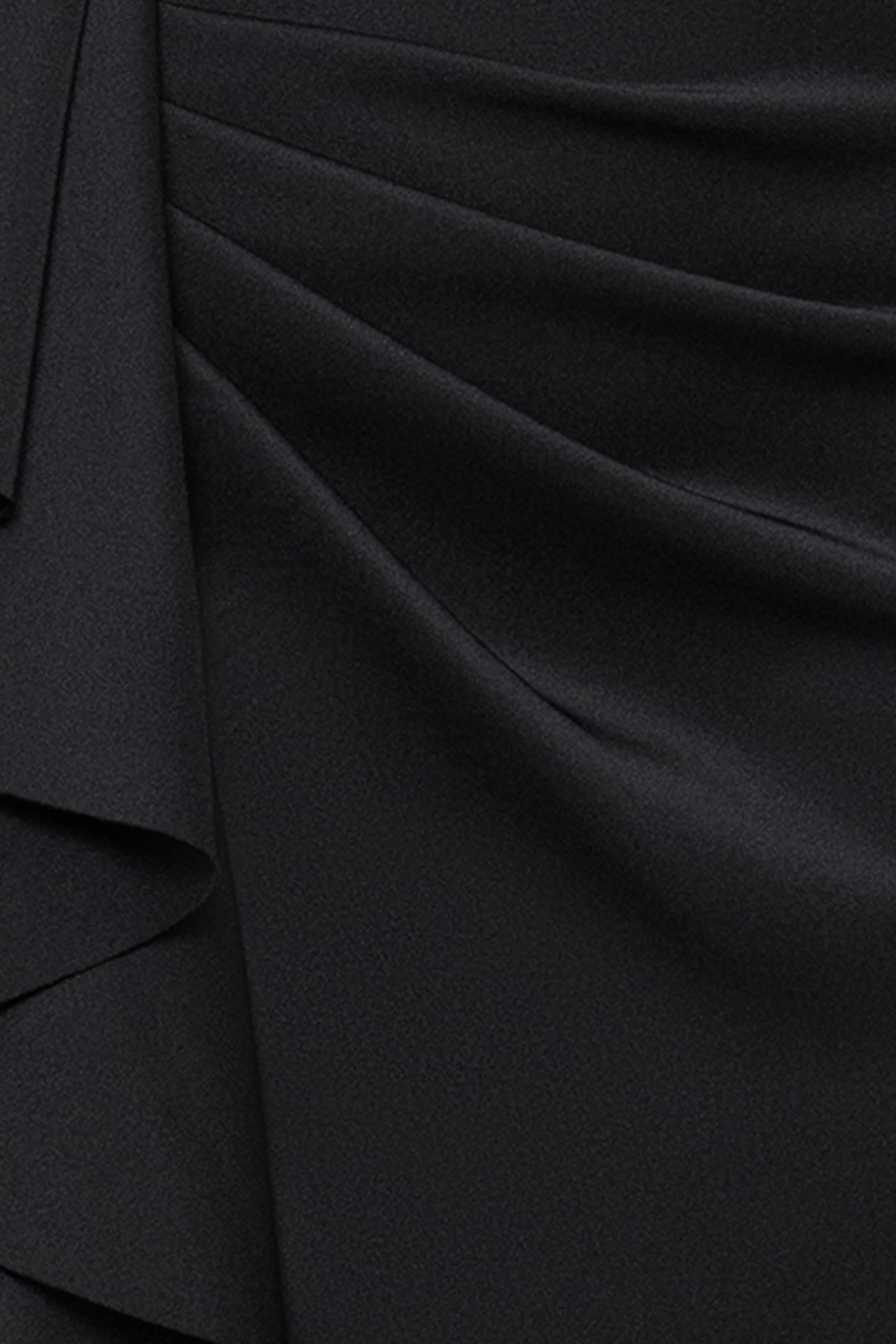 "Valerie" Techno Scuba Off the Shoulder Ruffle Dress - Image 5