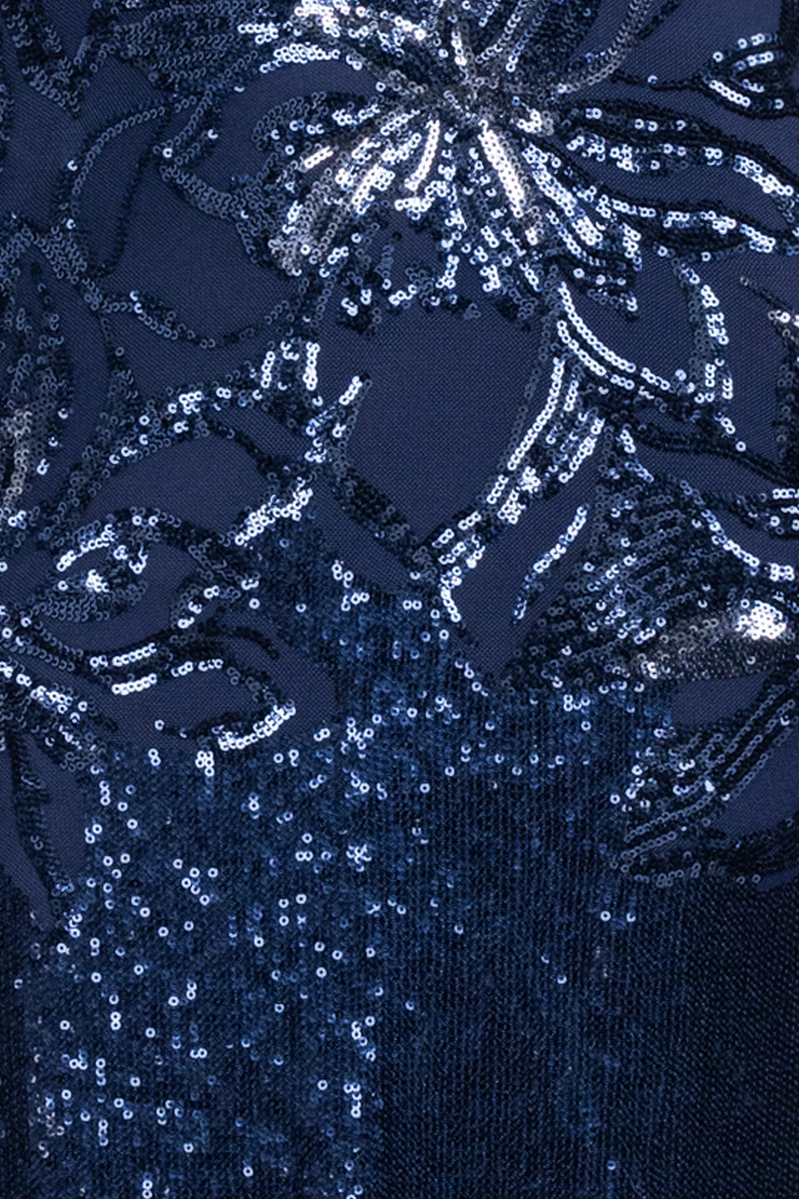 "Violet" Sequin Cap Sleeve Gown - Image 5